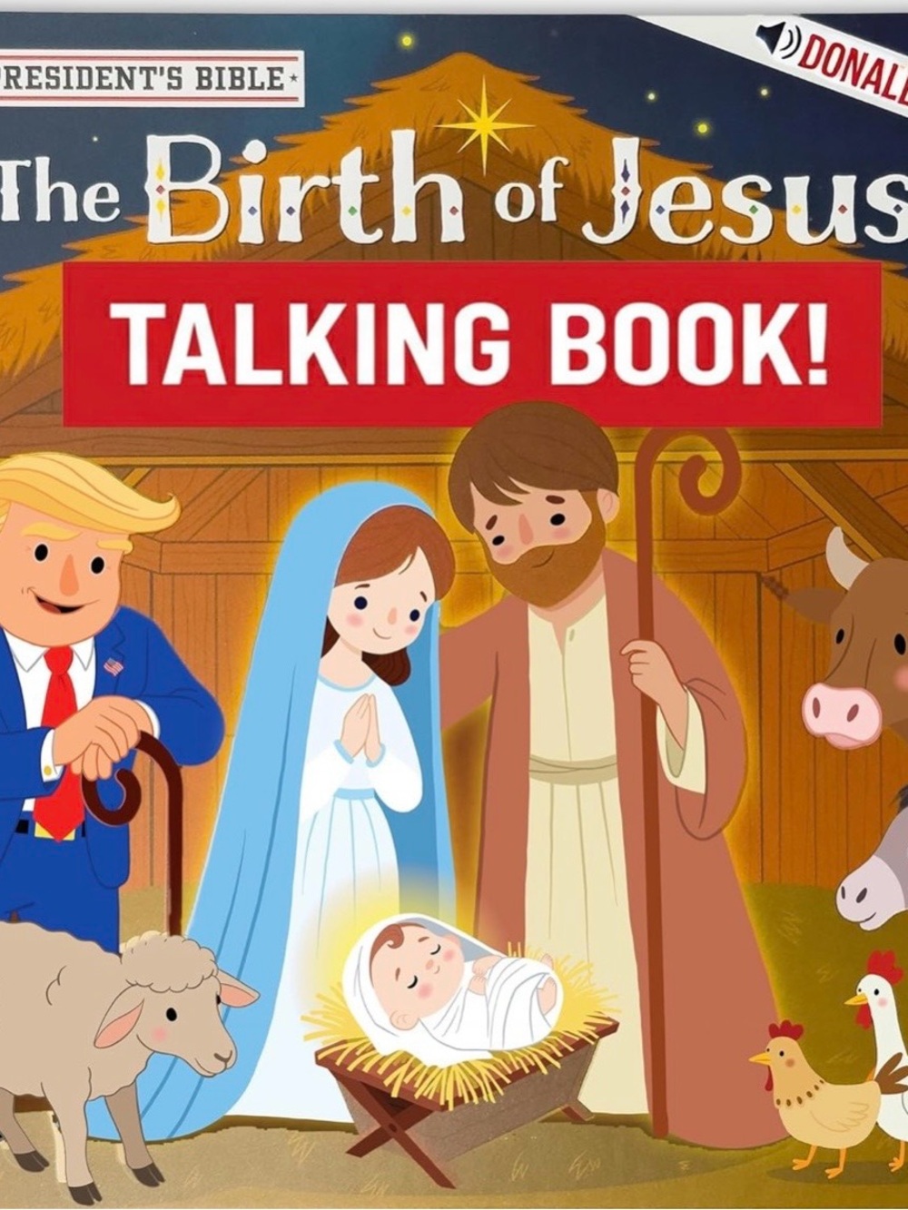 The Birth of Jesus Talking Book - Colorful Children's Nativity